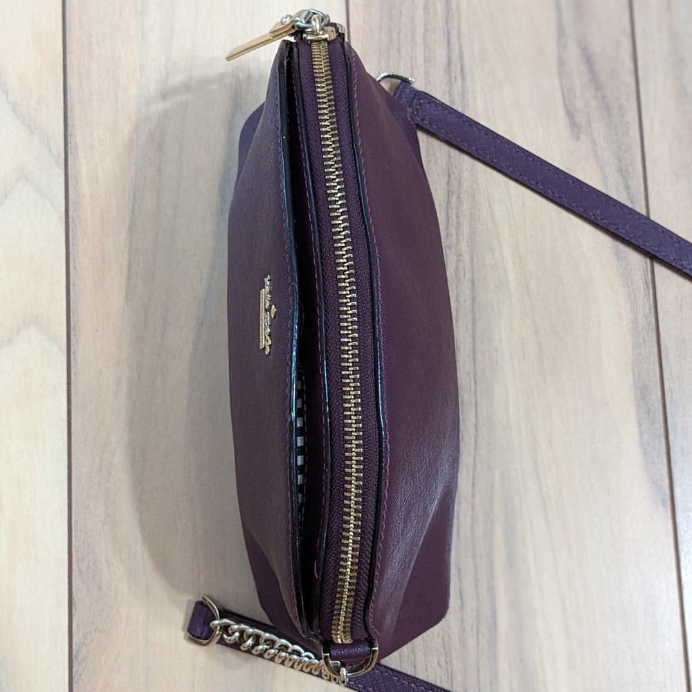 EUC! Kate Spade New York Cameron Street Blossom Hilli Crossbody Bag Burgundy - Picture 8 of 12